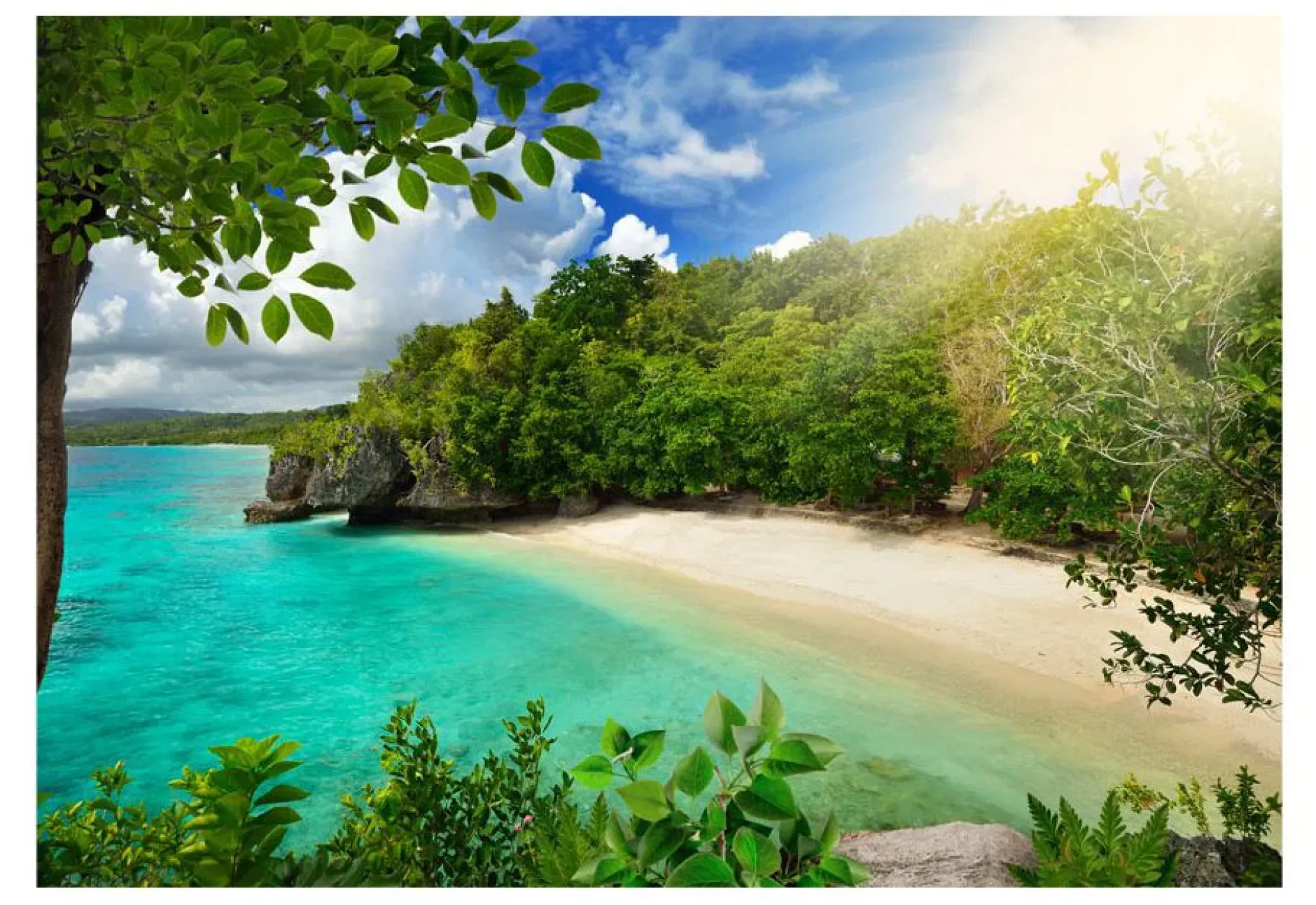 Selbstklebende Tapete 'Sunny beach'