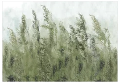 Selbstklebende Tapete 'Tall Grasses - Green'