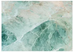Selbstklebende Tapete 'Turquoise Marble'
