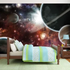 Selbstklebende Tapete 'Walk in Space'