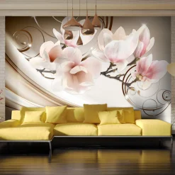 Selbstklebende Tapete 'Waves of Magnolia'
