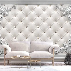 Selbstklebende Tapete 'White Opulence'