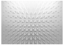 Selbstklebende Tapete 'White Pyramids'
