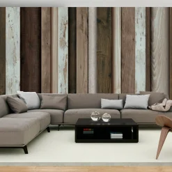 Selbstklebende Tapete 'Wooden Fan'