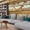 Selbstklebende Tapete 'Wooden Elegance'