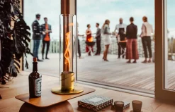 SPIN 90 Tischfeuer gold | Outdoor & Indoor