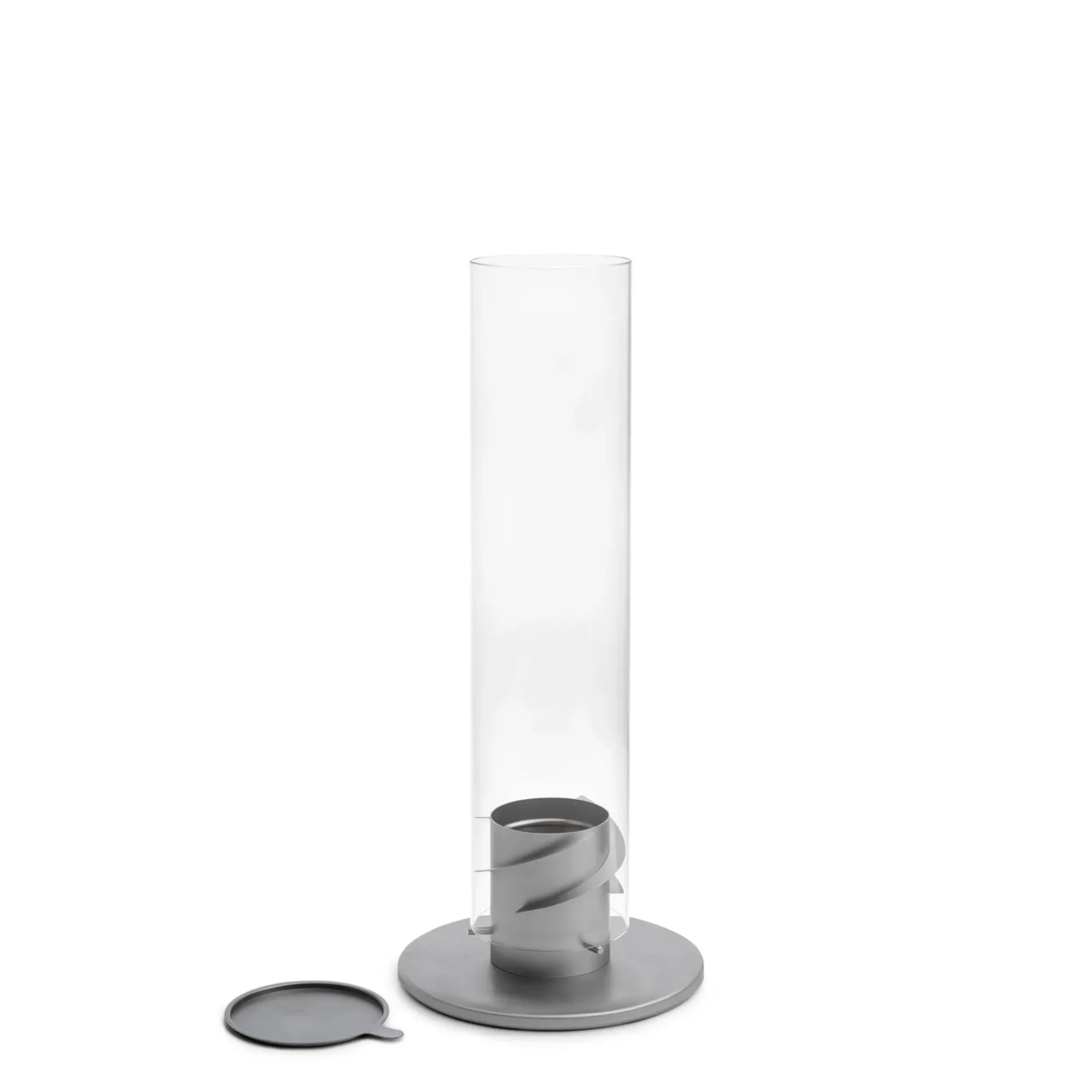 SPIN 120 Tischfeuer grau | Outdoor & Indoor
