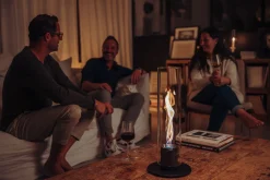 SPIN 1200 Tischfeuer schwarz | Outdoor & Indoor