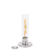 SPIN 90 Tischfeuer silber | Outdoor & Indoor