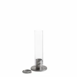 SPIN 90 Tischfeuer silber | Outdoor & Indoor