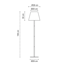 Stehlampe 'Balma 1'