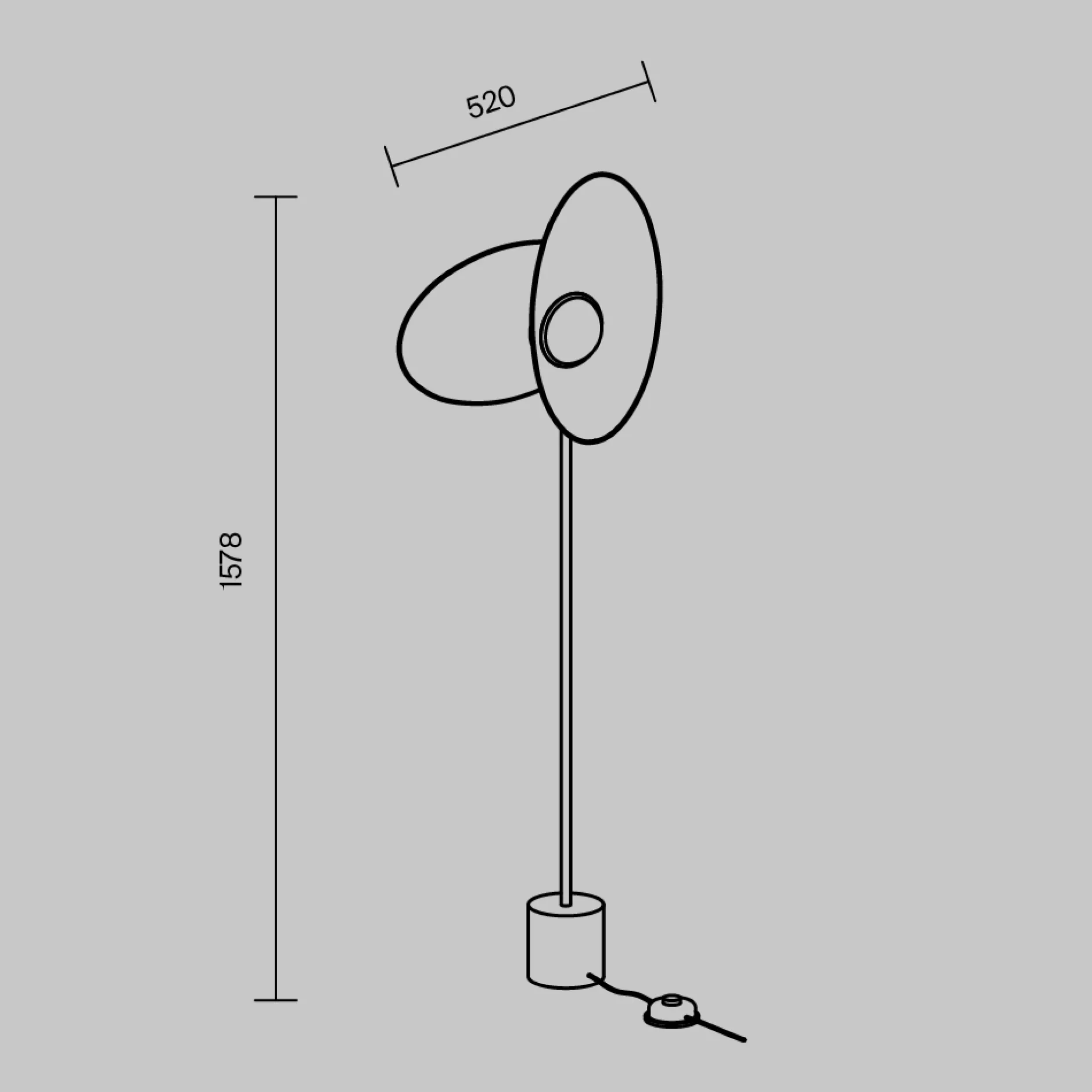 Stehlampe 'Evolution 1'