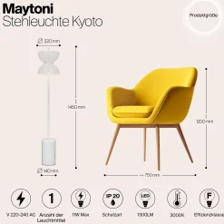 Stehlampe 'Kyoto'