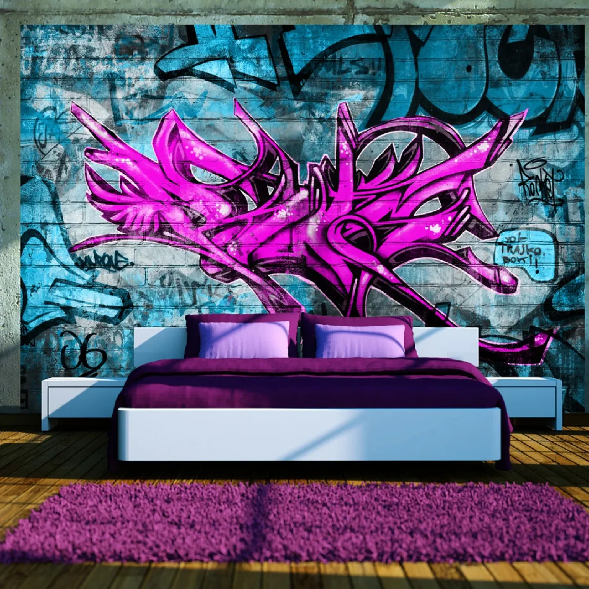 Tapete 'Anonymous graffiti'