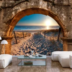 Tapete 'Arch and Beach'