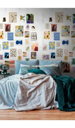 Tapete 'Artful Collage' 159x280cm