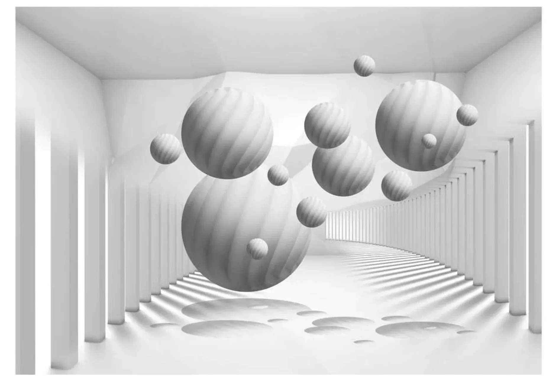 Tapete 'Balls in White'