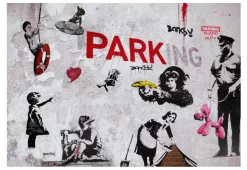 Tapete '[Banksy] Graffiti Diversity'