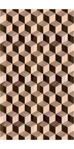 Tapete 'Barnwood Strips' 159x280cm