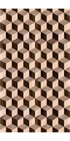 Tapete 'Barnwood Strips' 159x280cm