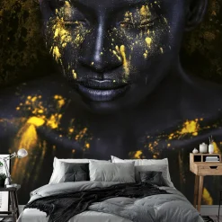 Tapete 'Bathed in Gold'