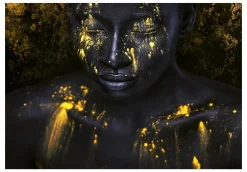 Tapete 'Bathed in Gold'