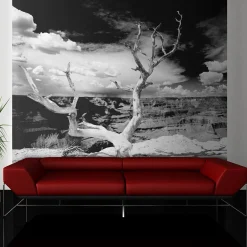 Tapete 'Baum mit Grand Canyon im Hintergrund'