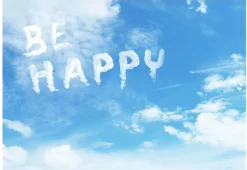 Tapete 'Be happy'