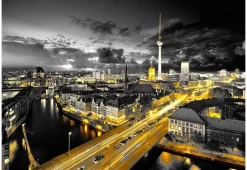Tapete 'Berlin bei Nacht'