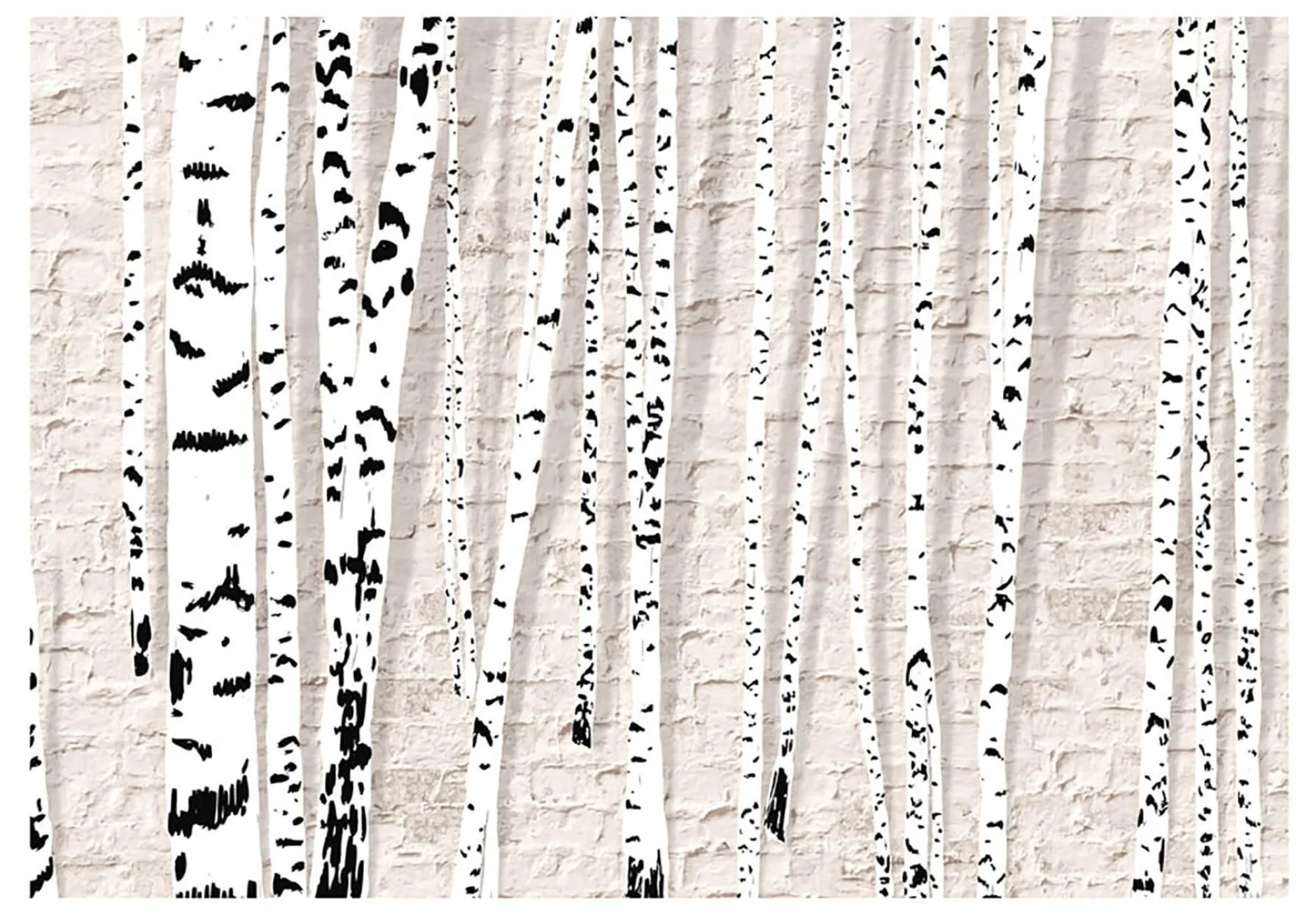 Tapete 'Birch Composition'