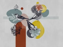 Tapete 'Birdsong Bliss' 371x280cm