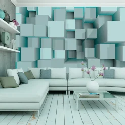 Tapete 'Blue puzzle'