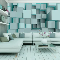 Tapete 'Blue puzzle'