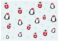 Tapete 'Brawling Penguins'