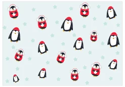 Tapete 'Brawling Penguins'