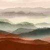 Tapete 'Calm Retreat' 371x280cm