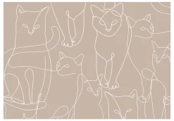 Tapete 'Cat Habits - Third Variant'