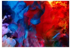 Tapete 'Colored flames'