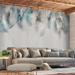 Tapete 'Colourful Feathers'