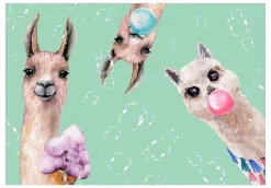 Tapete 'Crazy Llamas'