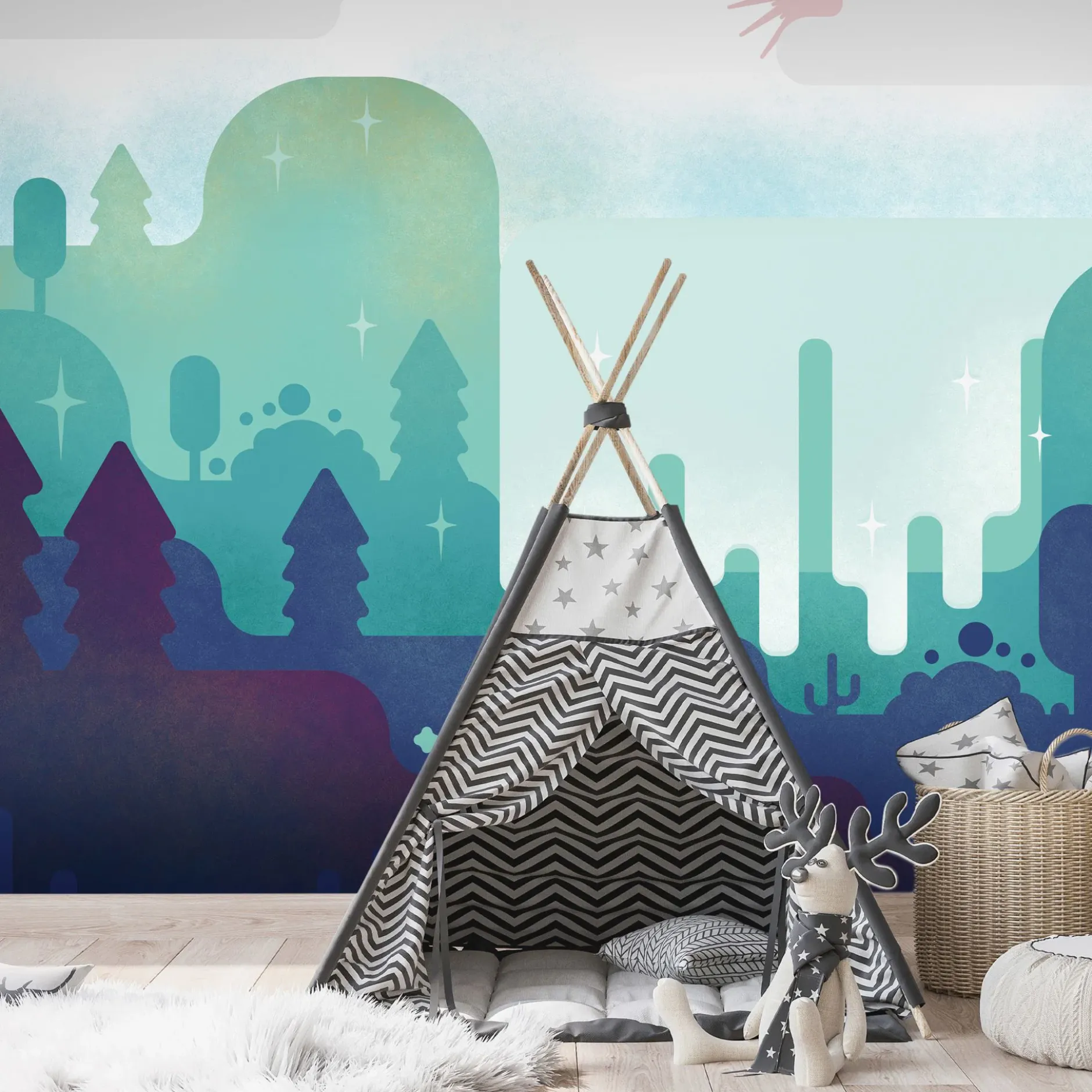 Tapete 'Fairy - Tale Landscape'