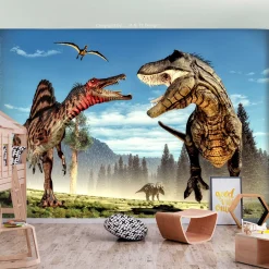 Tapete 'Fighting Dinosaurs'