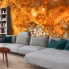 Tapete 'Flames of the Past'