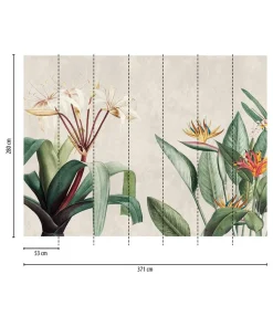 Tapete 'Flower Aura' 371x280cm