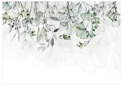 Tapete 'Foggy Nature - Green'