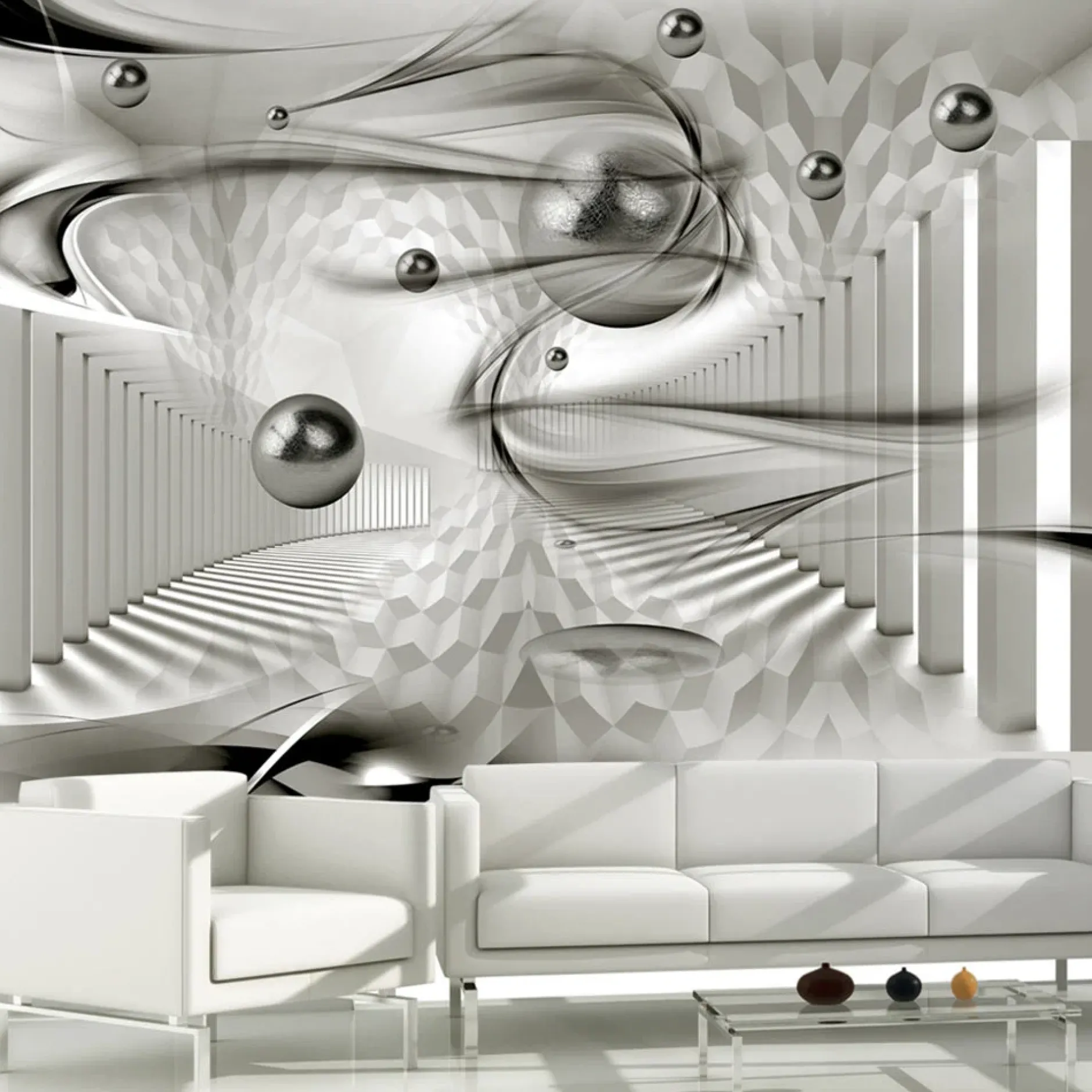 Tapete 'Geometric storm'
