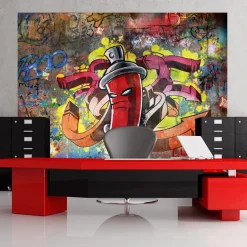 Tapete 'Graffiti monster'
