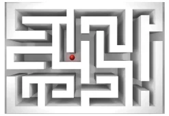 Tapete 'Ice labyrinth'