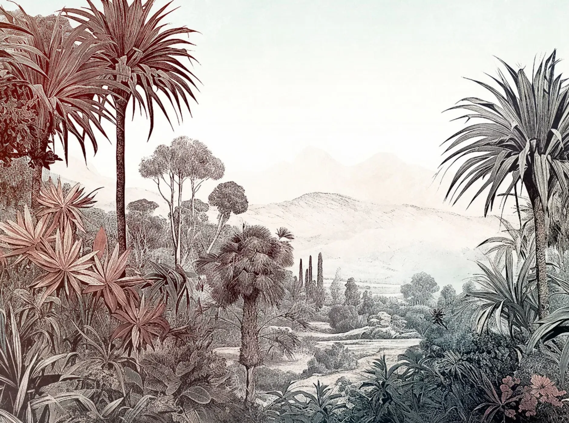 Tapete 'Island Paradise' 371x280cm