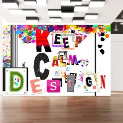 Tapete 'Keep Calm and Design'